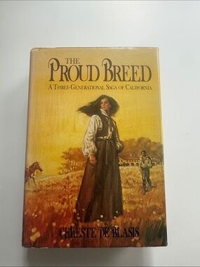 The Proud Breed by Celeste De Blasis - Yellow & Brown Hardcover